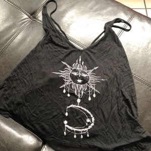 Sun and moon tank top
